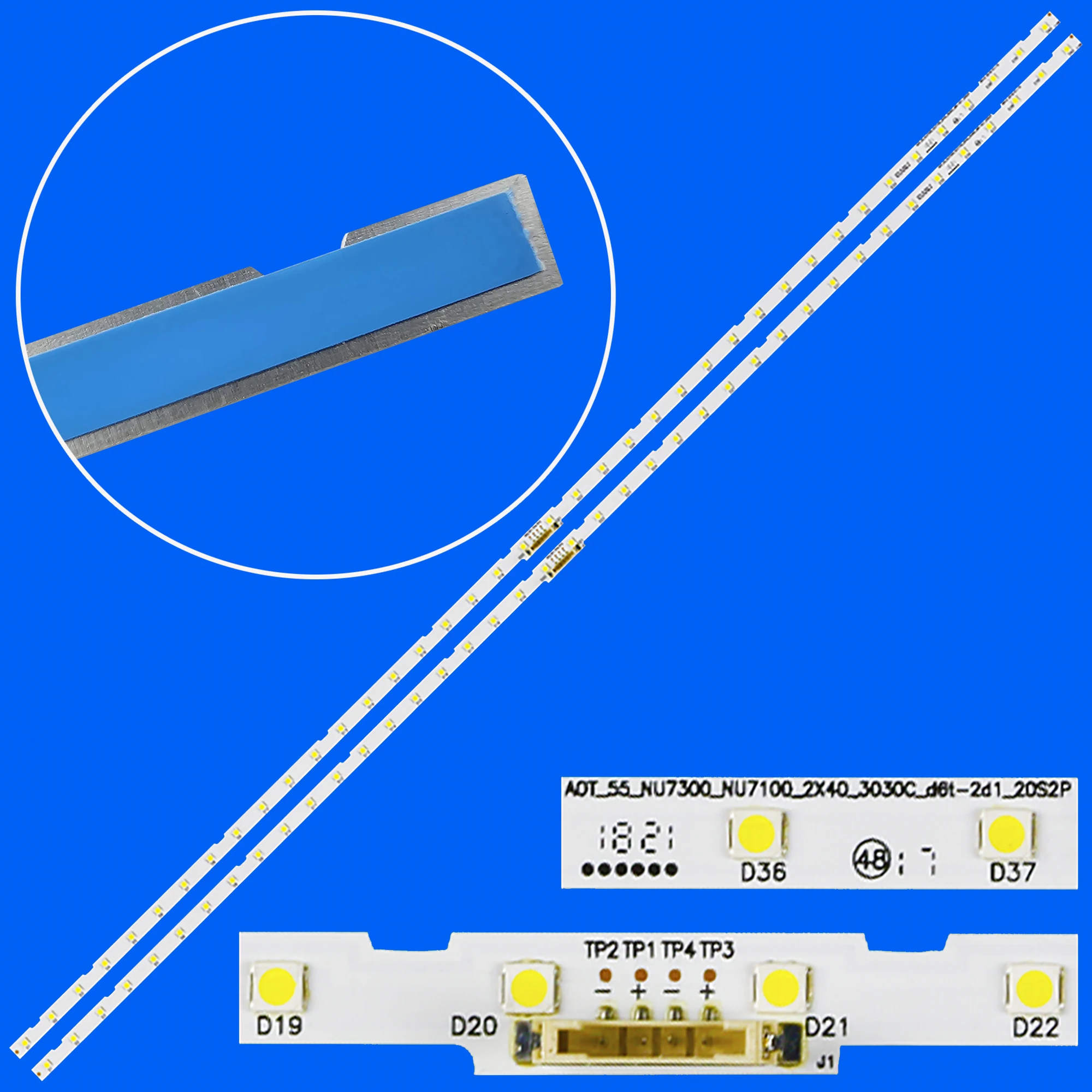 LED backlight strip For UE55NU7120K UE55NU7120U UE55NU7140U UE55NU7170S UE55NU7300K UE55NU7300U UE55NU7300W UE55NU7652U