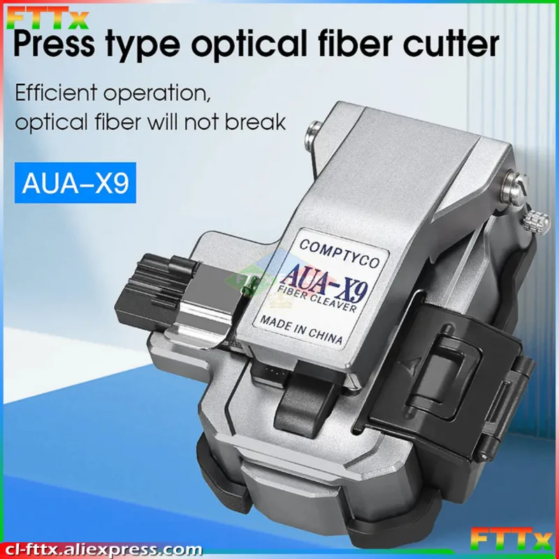 AUA-X9 FTTH High-precision for Cold Joint/hot Melt Optical Fiber Cleaver Machine Three in One Clamp Slot Cutting Tool