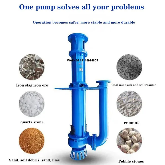 

Центробежный вертикальный шламовый насос - Электрический погружной насос для шлама и пульпы с большой производительностью