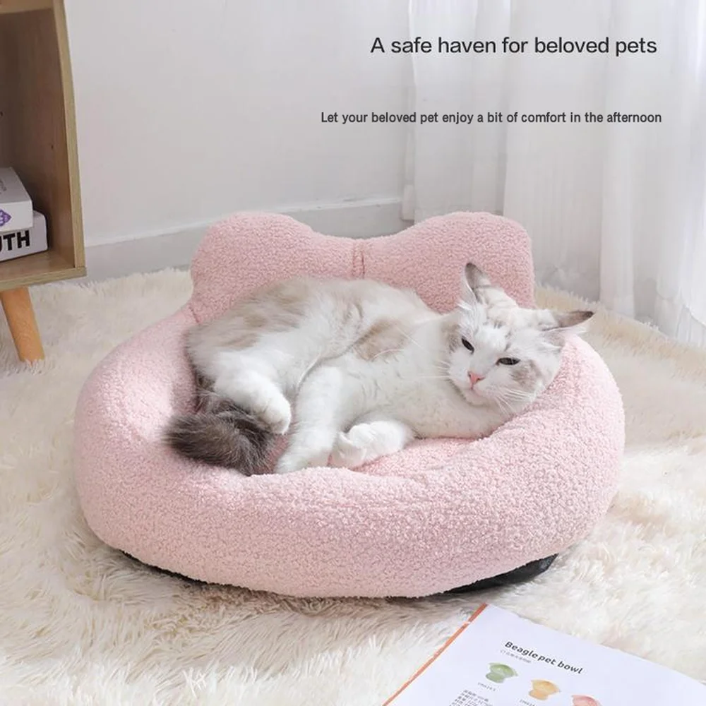 

Pet Nest Dog Cat Winter Warm Nest Sofa style Backrest Dog Bed Small and Medium sized Dog Bed Sofa Bed Cat Nest instocks