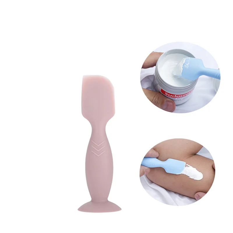 Mini Diaper Cream Spatula Silicone Butt Paste Spatula Diaper Cream Brush Applicator for Newborn Baby