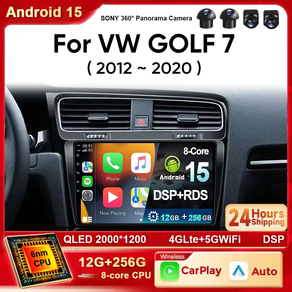 Android 15 For Fiat Doblo 2015 2016 2017 2018 2019 2020 GPS Car Radio Multimedia Video Player Stereo Navigation Wifi 4G BT
