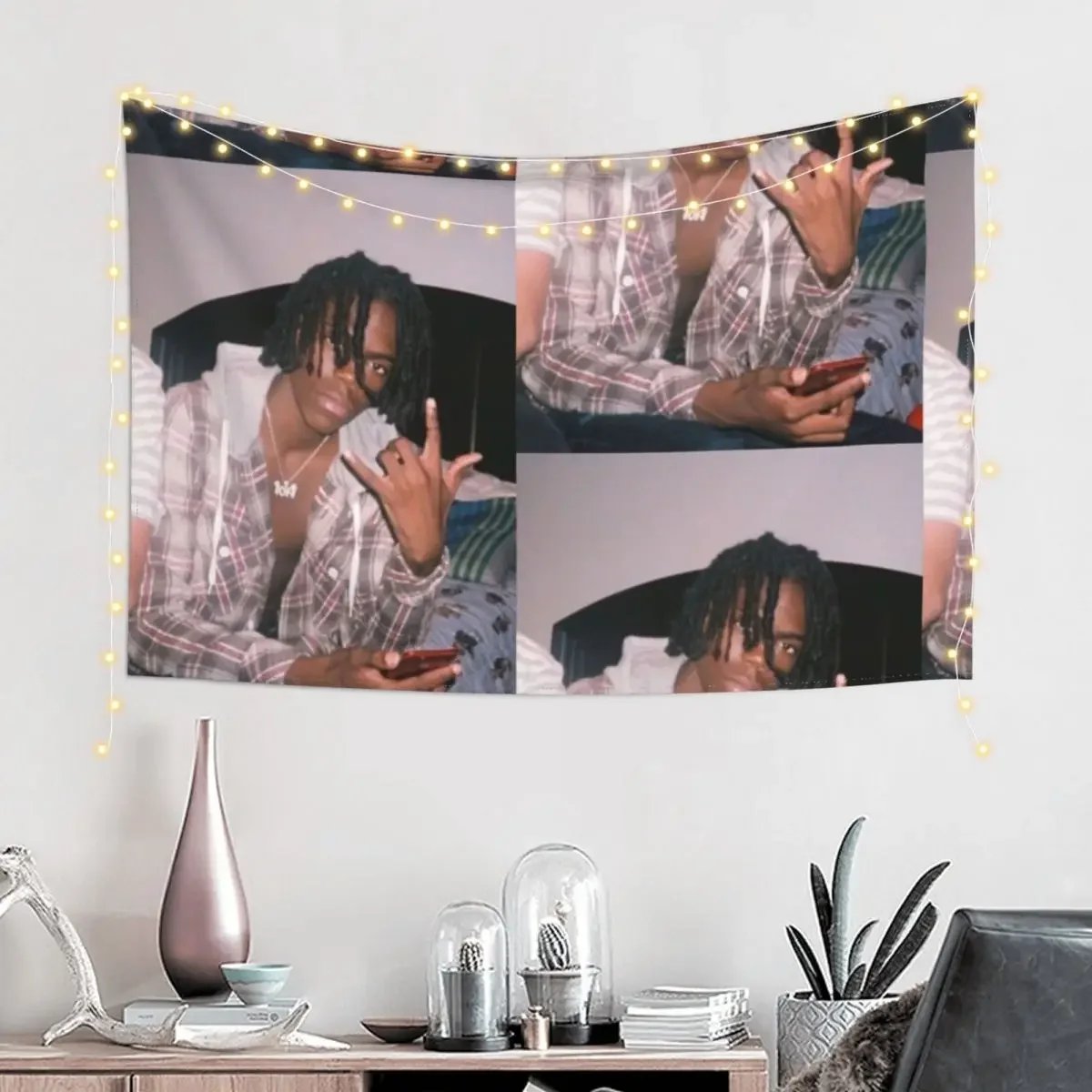 Yung Bans Young Rockstar Tapestry Wall Decoration Bedroom Decor Wall Hangings Decoration Tapestry