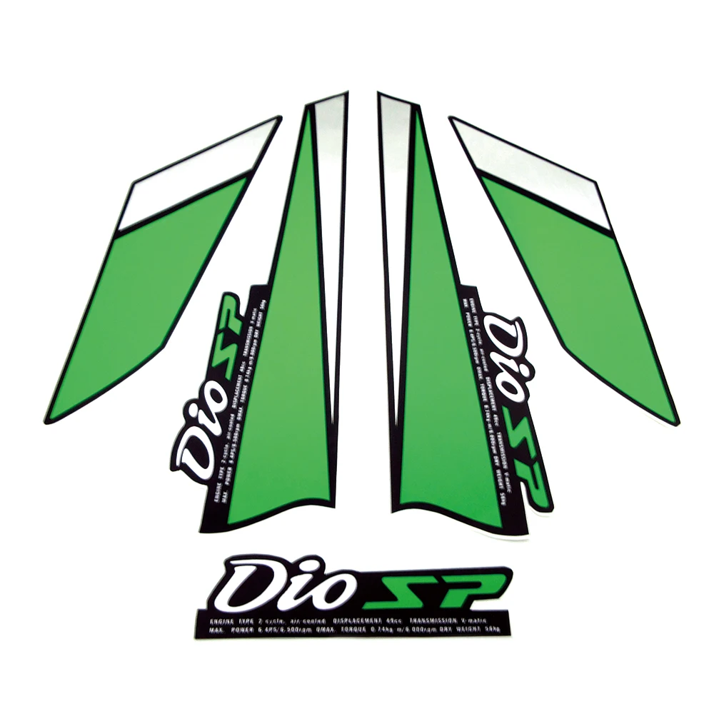 For Honda Dio SP SR DIO50 AF17 AF18 AF27 AF28 Glue Decorative Decals Logo Sticker Motorcycle Scooter Whole Body Fairing Stickers