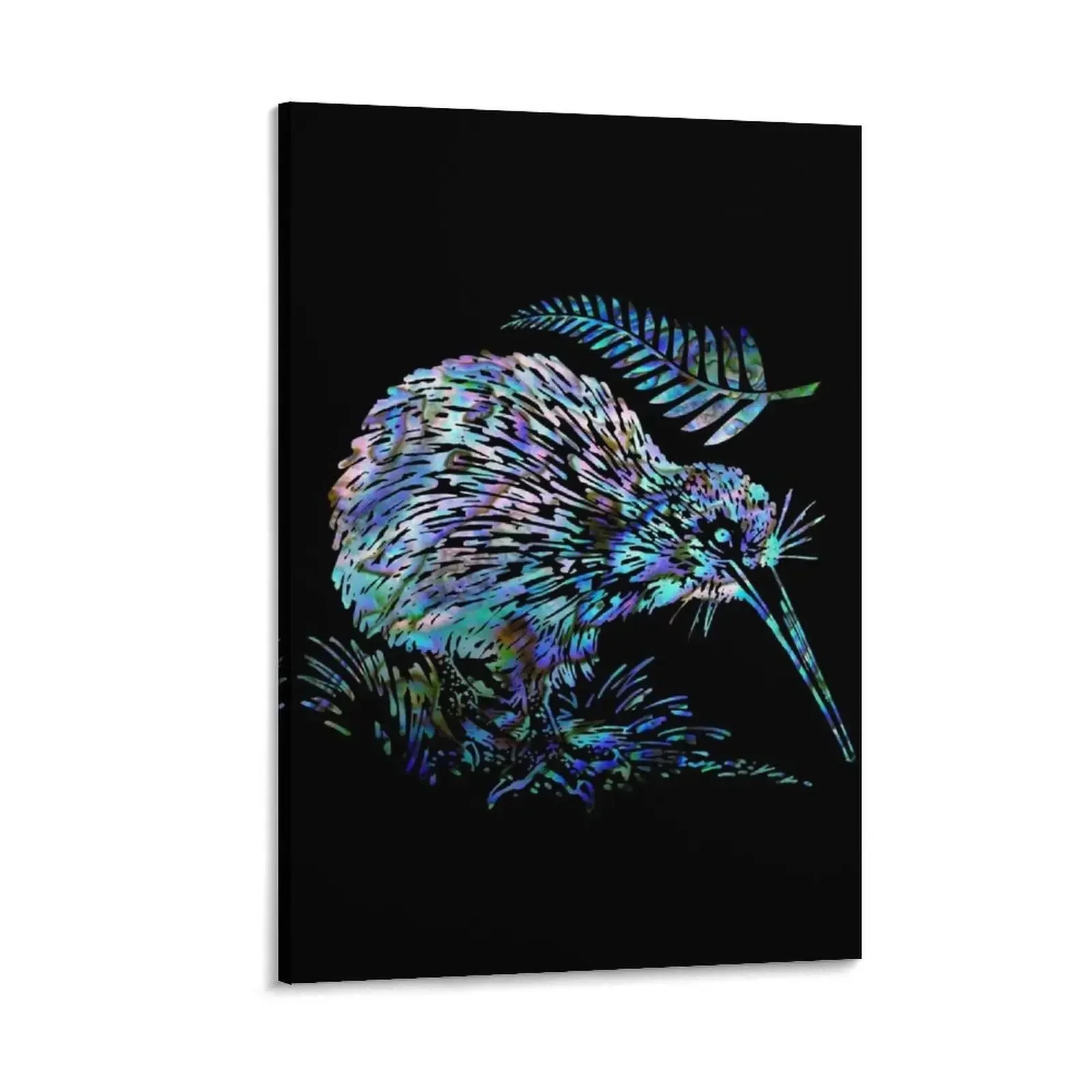 

NEW ZEALAND: KIWI AND FERN PAUA Canvas Painting room decorations for men modern home decoration room decorations for girls