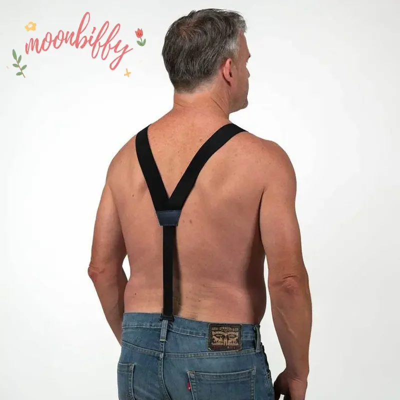 Hiker's Hidden Suspenders Men's Invisible Suspenders Elasticide-resistant Elasticide-resistant Rupture Support Ropa Hombre