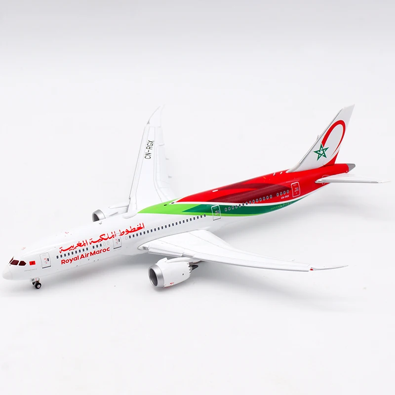 XX4172A Alloy Collectible Plane Gift JC Wings 1:400 Royal Air Maroc Boeing B787-9 Diecast Aircraft Jet Model CN-RGX Flaps Down