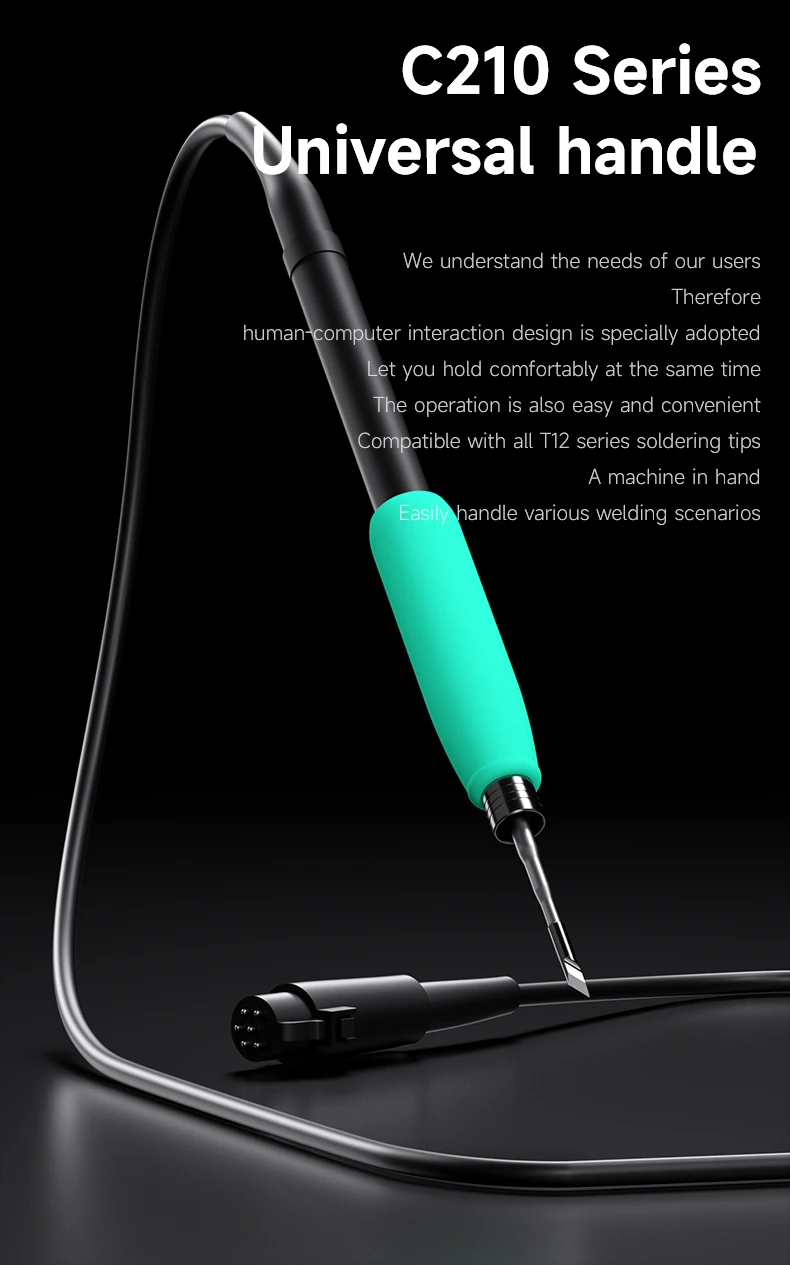 【MECHANIC】 A210 Desktop Portable Soldering Station Mini Soldering Iron Precision Temperature Control Short Circuit Protect Tools