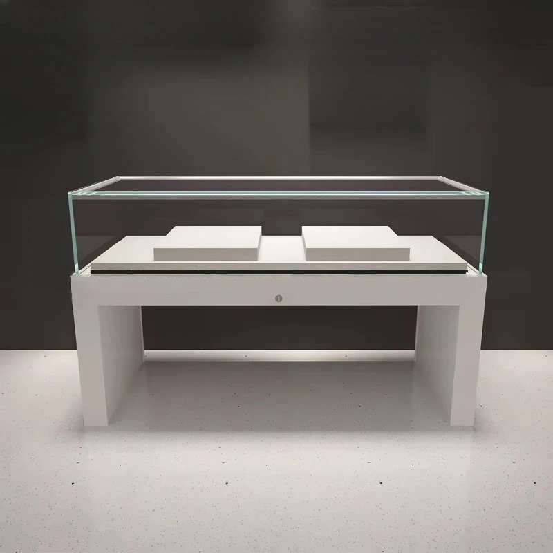 Modern heavy duty eco-friendly museum display case with LED lighting system, 3-year warranty for cultural heritage display