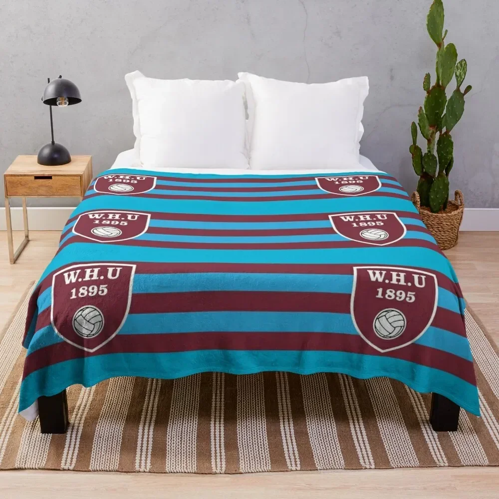 

WHU long flag Throw Blanket Multi-Purpose Travel Decorative Sofa Blankets