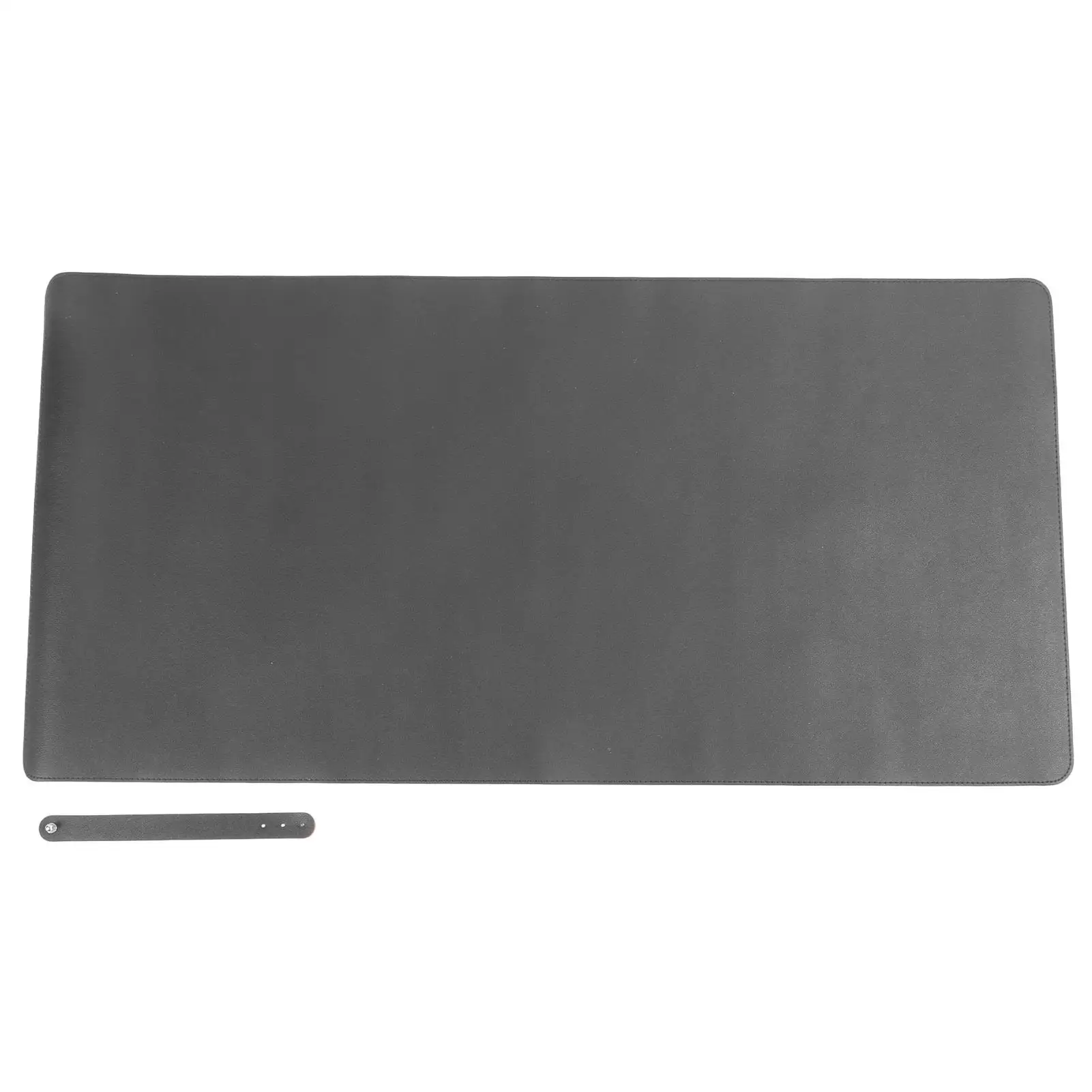 31.5x15.7in Double-Sided Waterproof PU Leather Mouse Pad - Large Scratch-Resistant Desk Mat for office Use