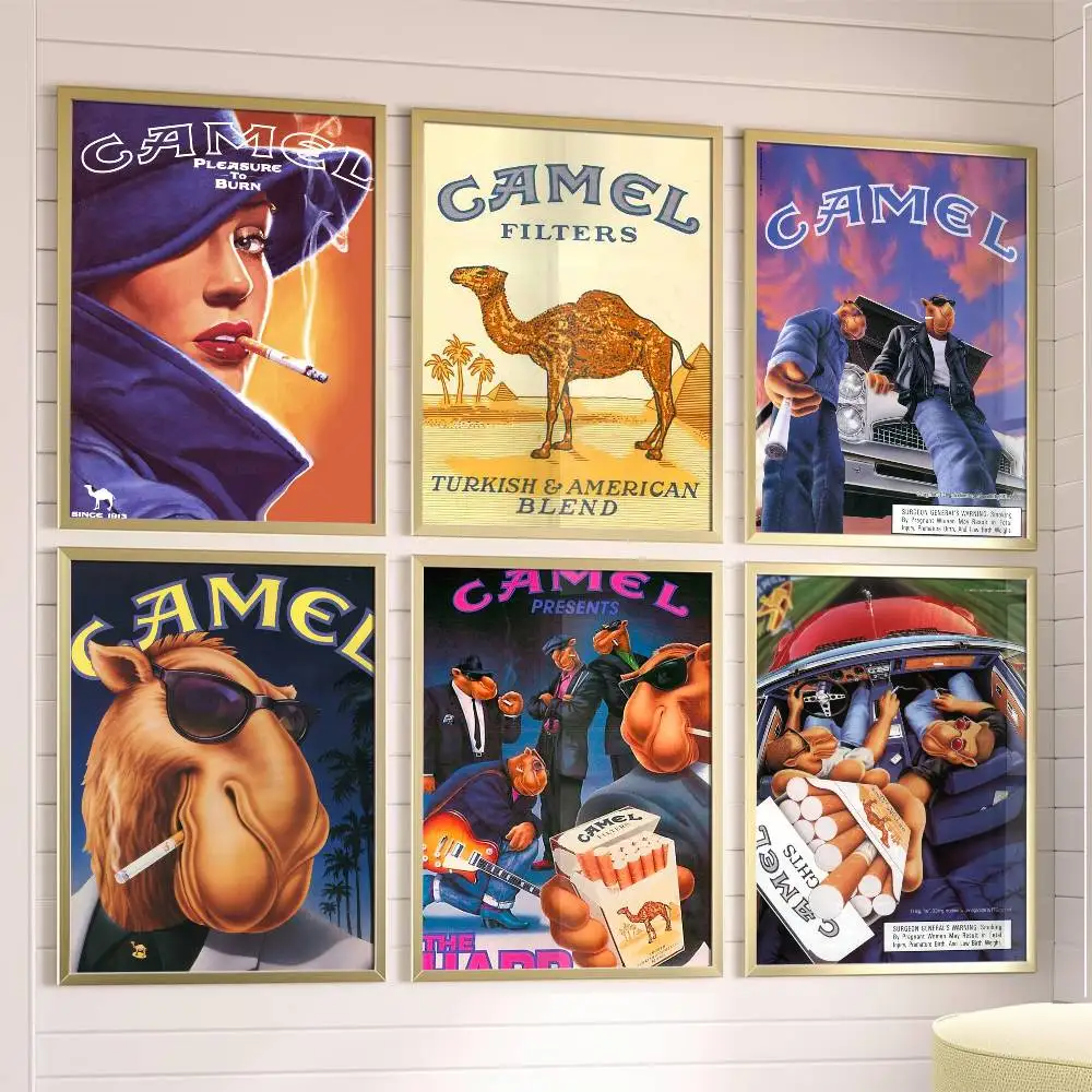 

Vintage Camel-S CIGARATTEES Poster Posters,waterproof Paper Stickers,coffee Shops,bar Living Rooms