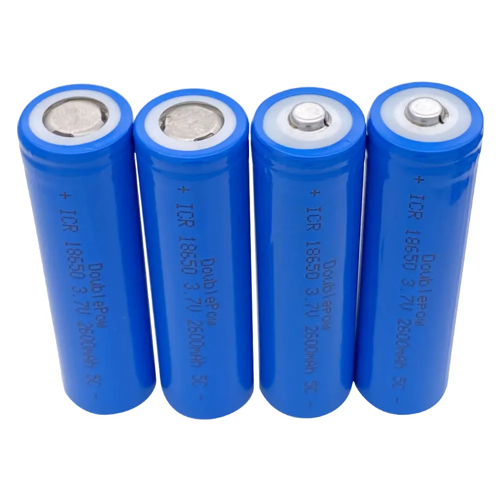 NEW original Doublepow 18650 battery 3.7V 2600mah 18650 lithium rechargeable battery for flashlight etc