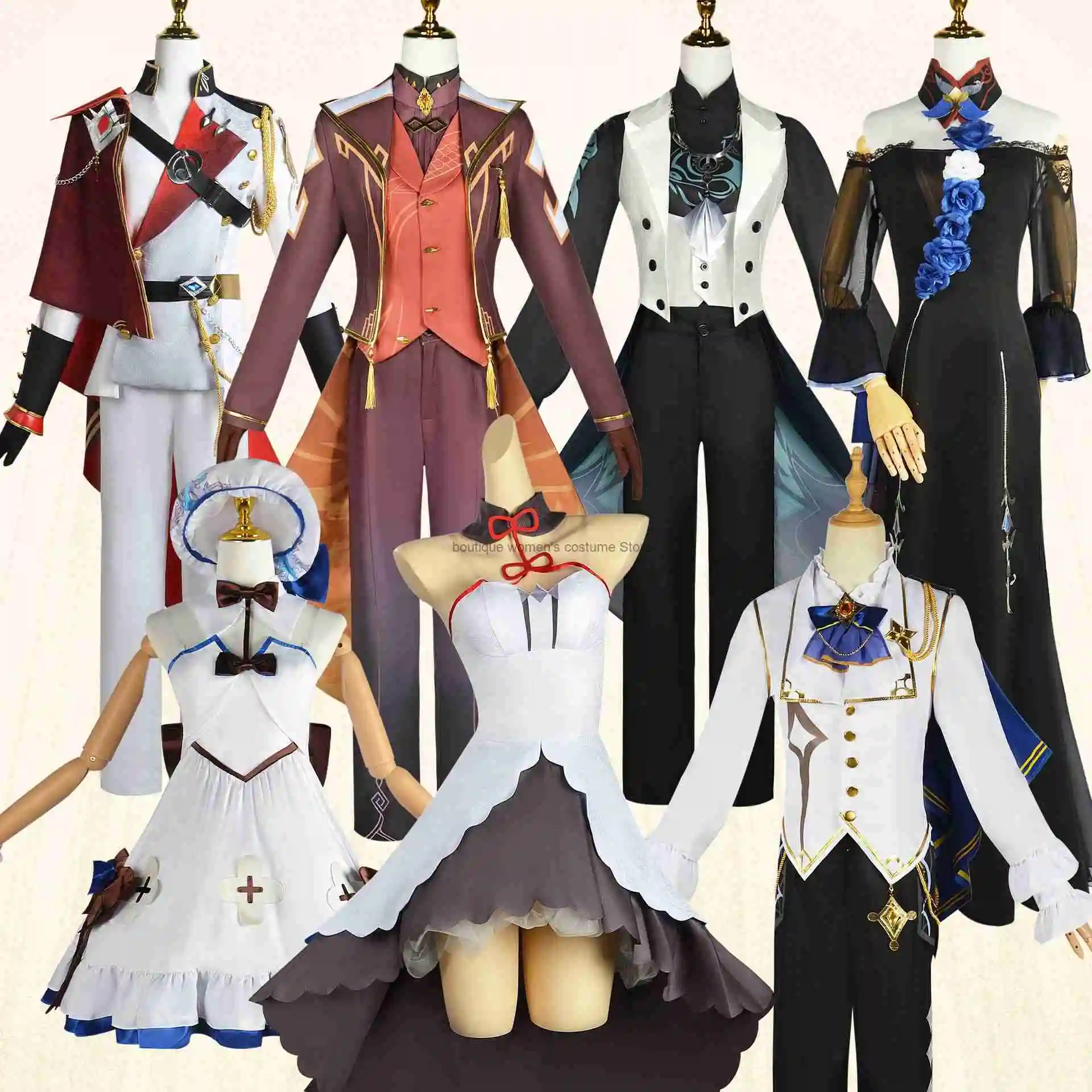 

Halloween Cosplay Genshin Impact Symphony COS Serves Mandrilla Dadalia Zhongli Alberto Ganyu Youra Concert COS
