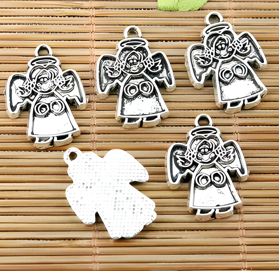

10pcs 23*17mm Alloy matel tibetan silver cute pendants HWEF2241