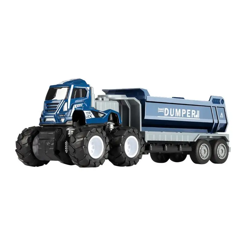 

Dump Truck Simulation Engineering Vehicle Large Truck Large Dump Truck Toy Toddler Friction Powered Truck Vehicle Toy For Boys