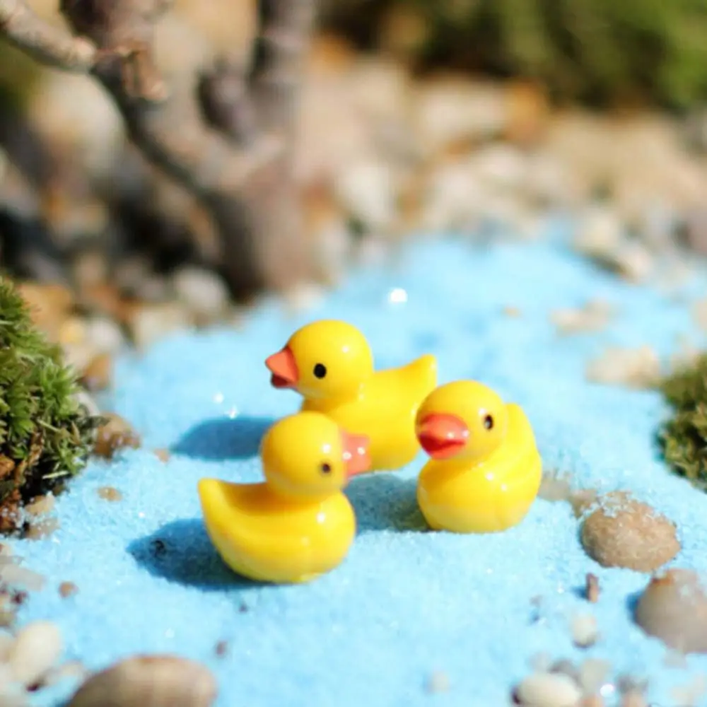 

5pcs Home Resin Crafts Decoration Fairy Yellow ducklings Miniature Ornaments Figurine