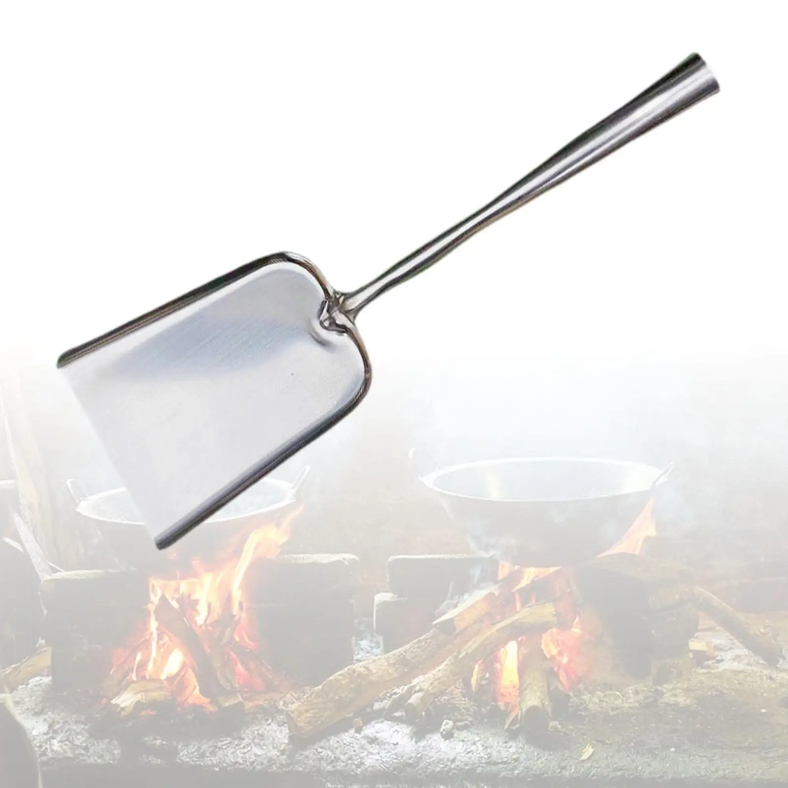 

Fireplace Shovel Gardening Tool Sturdy Gardening Shovel Ash Shovel Cleaning Shovel for Weeding BBQ Wood Stoves Planting Digging