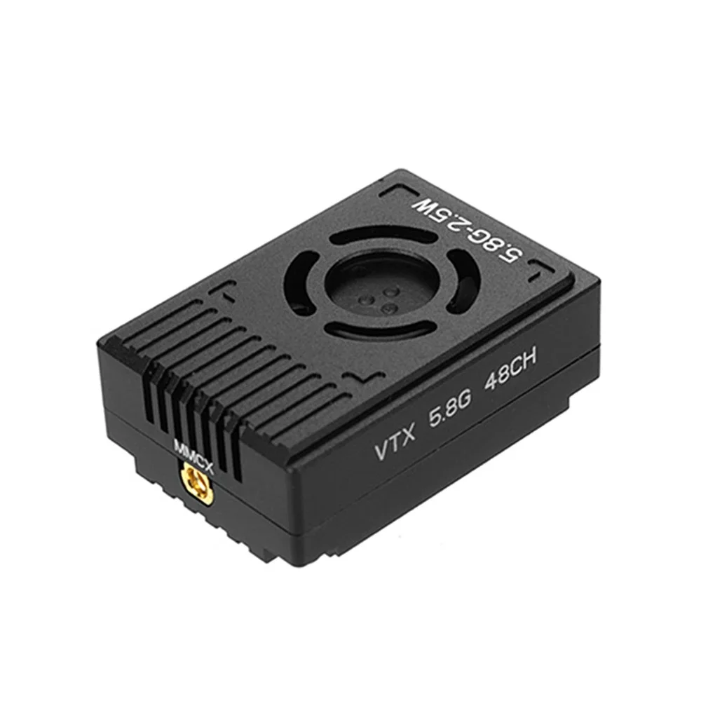 RUSHFPV 5.8G 2.5W 48CH Analog VTX CNC Enclosure 25mW/400mW/800mW/1600mW/2500mW/Pit Racing FPV Drone Video Transmitter MMCX IRC