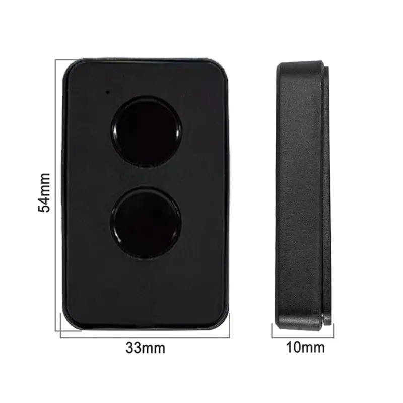 ABKN 10pcs for DOORHAN 2 Transmitter Remote Control Keychain 433MHz Universal Garage Gate Barrier Remote Opener