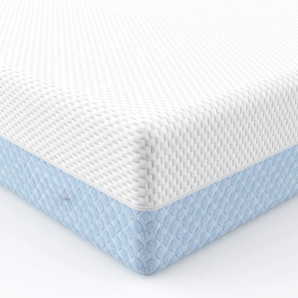 Wiegmatras, Dubbelzijdig Comfort Traagschuim Peuterbedmatras, Drielaags Ademend Premium Babymatras