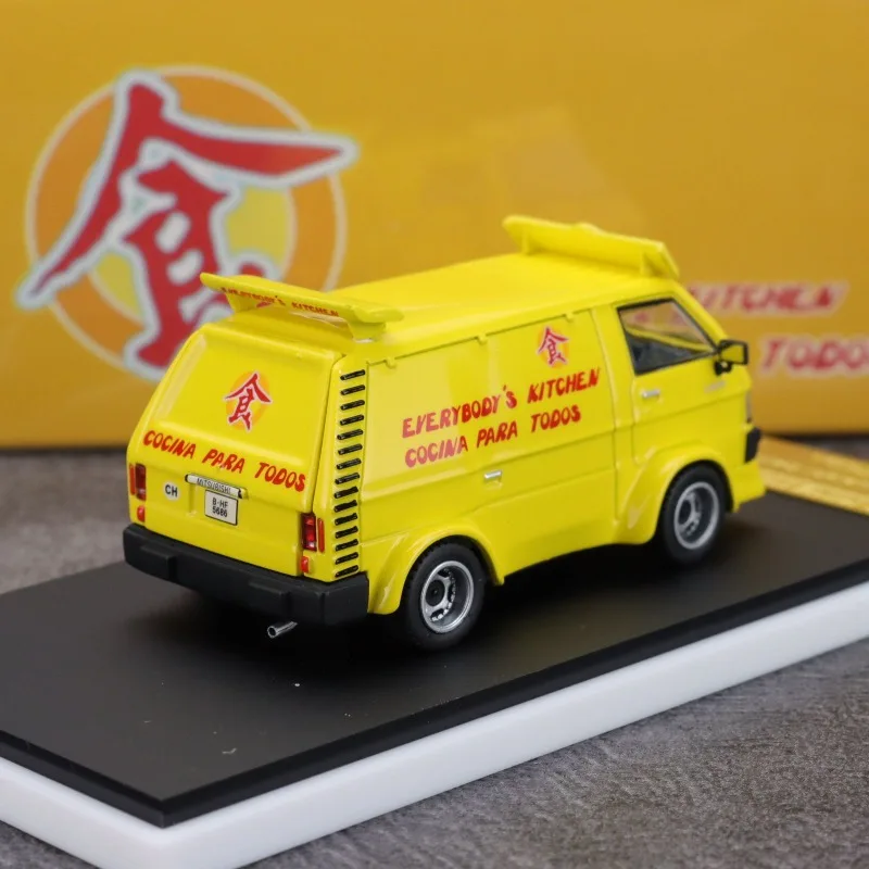 MK 1/64 Mitsubishi Delica L300 APAxpo Legierung Kraftfahrzeug Diecast Modelle Auto Spielzeug Sammlung Jungen Weihnachtsgeschenke