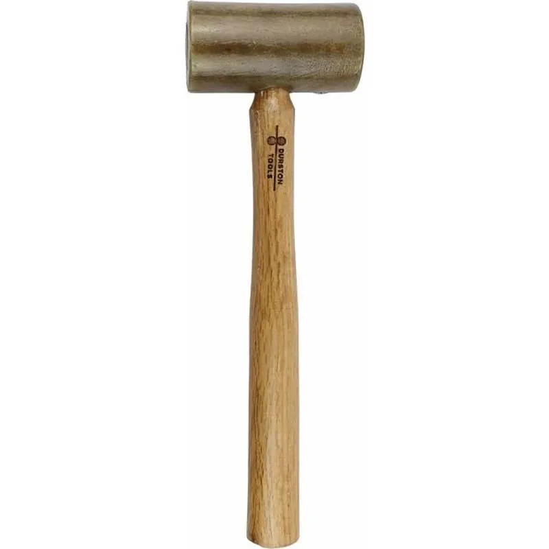 Durston Rawhide Mallet 85×48mm Buffalo Rawhide Head Hickory Wooden Handle Jewelry Forming Hammer No Mark Metal Shaping Tool