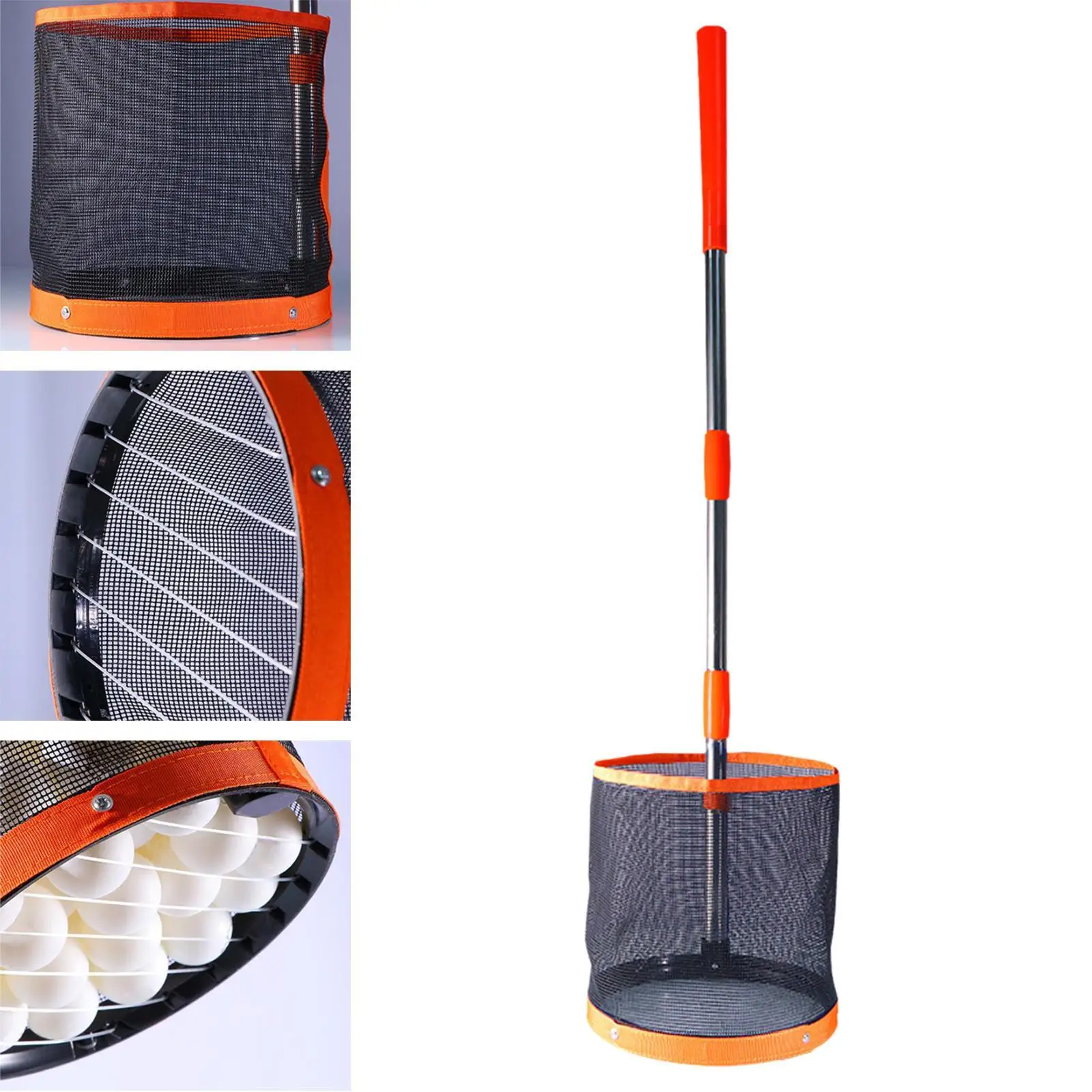 Portable Table Tennis Ball Picker Storage Bag for Picking and Storage Balls