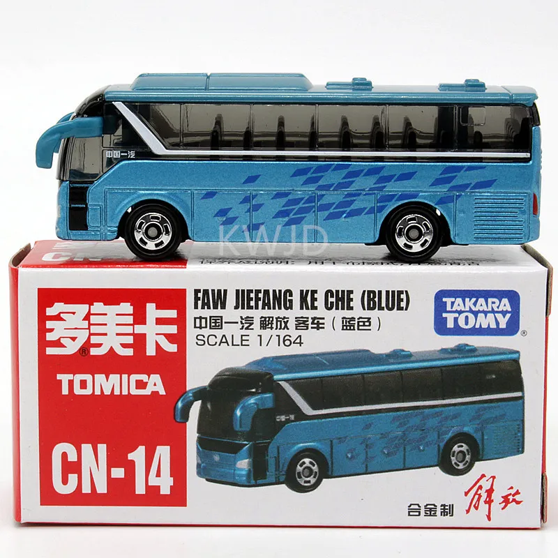 

TOMYC Tomica 1/64 CN14 CN15 FAW Liberation Bus, игрушечная модель автомобиля из сплава