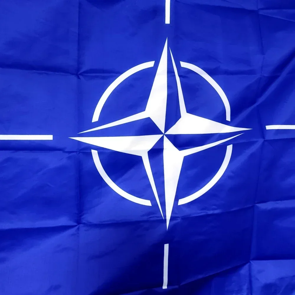 NATO Flag 90x150cm - Durable Polyester Banner for Indoor/Outdoor, All-Weather Resistant - view 2