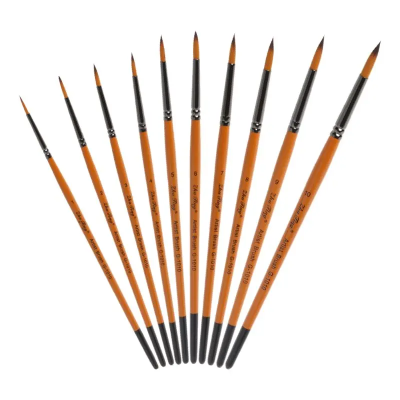 Fijne handgeschilderde dunne pen kunstbenodigdheden tekenpunt Tip aquarel nylon borstel
