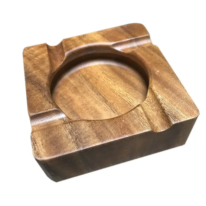 

Walnut Cigar Ashtray Home Ashtray Cigar Accessories Smoking Accessories