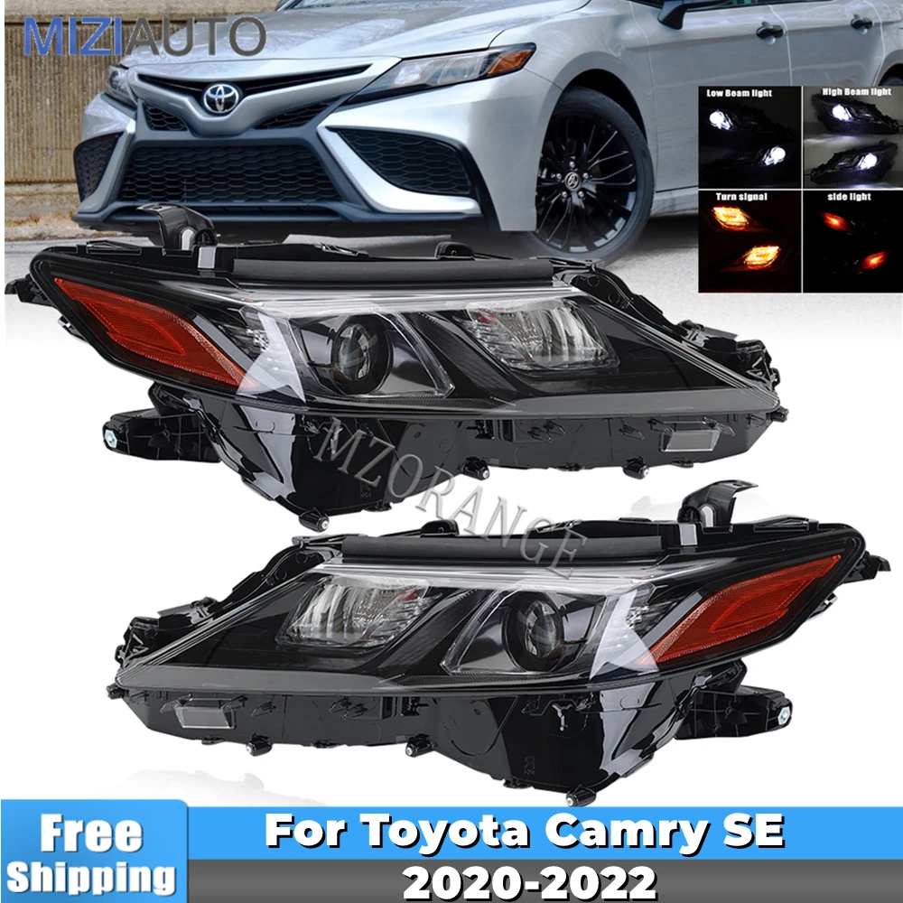 LED Headlight Assembly For Toyota Camry SE 2020 2021 2022 Car Styling High/Low Beam Head Lamp DRL Accessories Headlamp