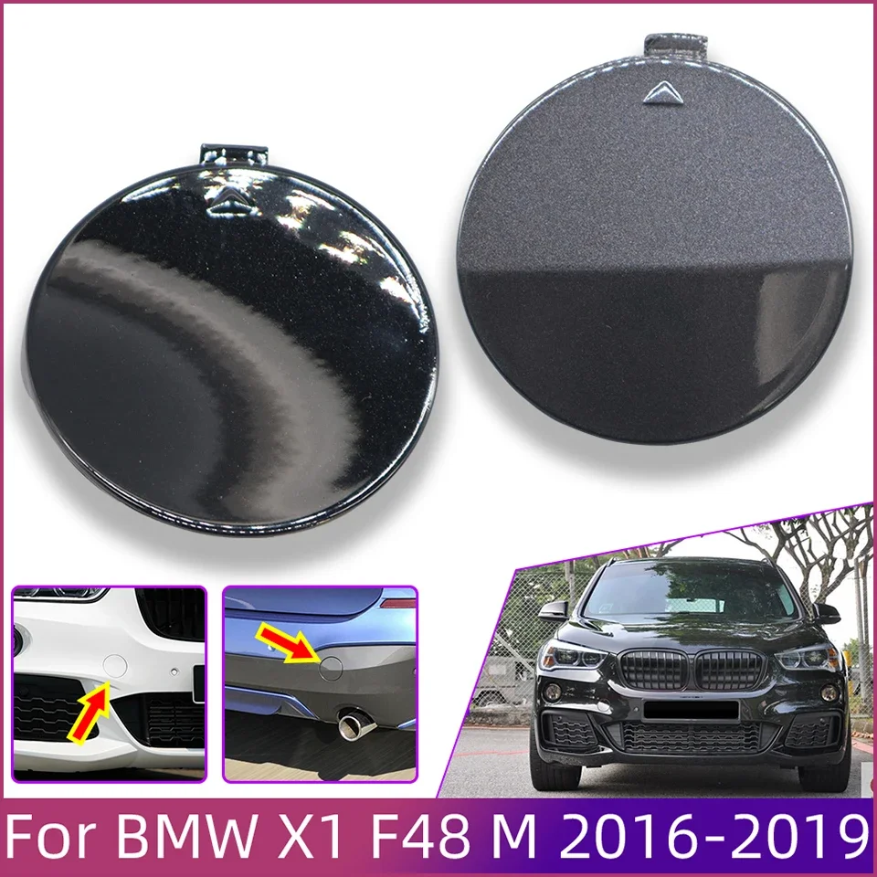 

Front Rear Bumper Towing Hook Cover Hauling Cap Decoration Shell For BMW X1 F48 M-Package 2016-2019#51118072810 51128073059