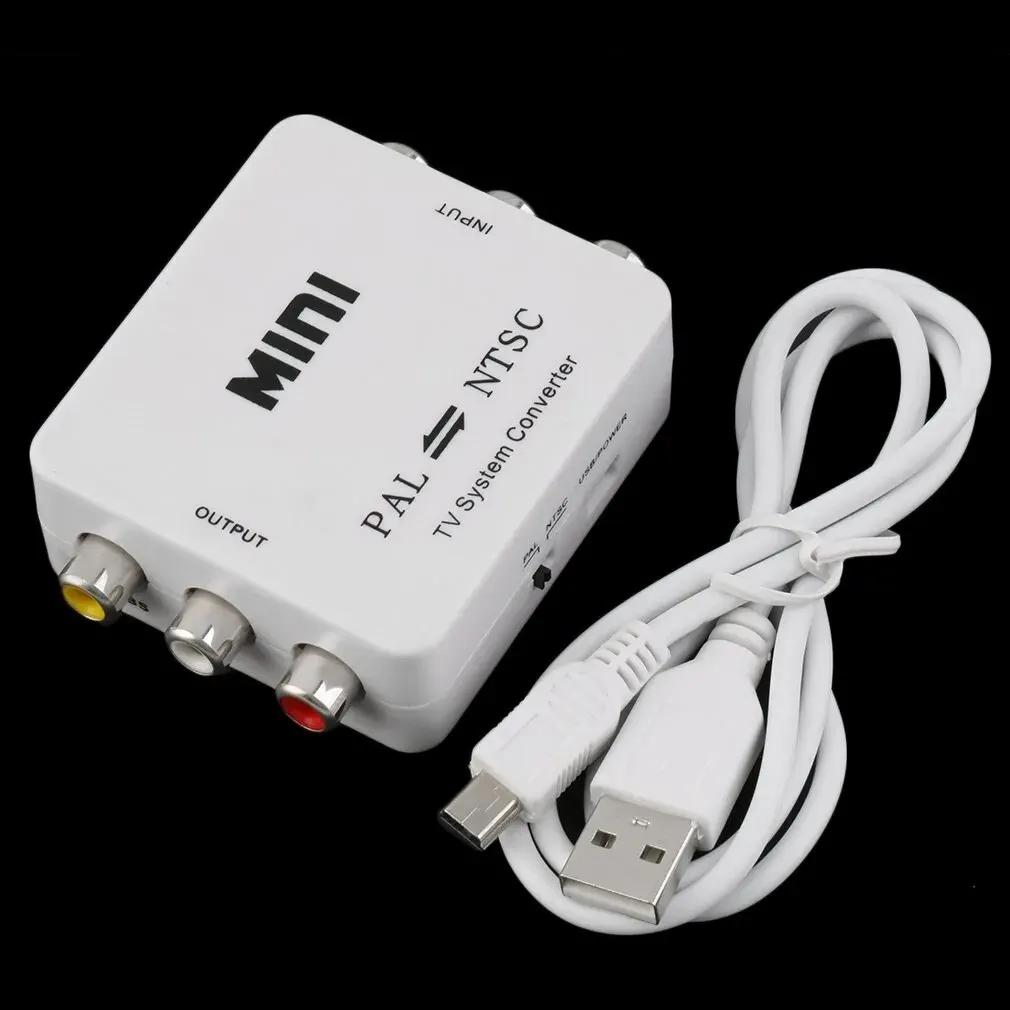 TV Video System Converter PAL NTSC SECAM To NTSC PAL Switcher Adapter Male-Female Unshielded Application IN Multimedia