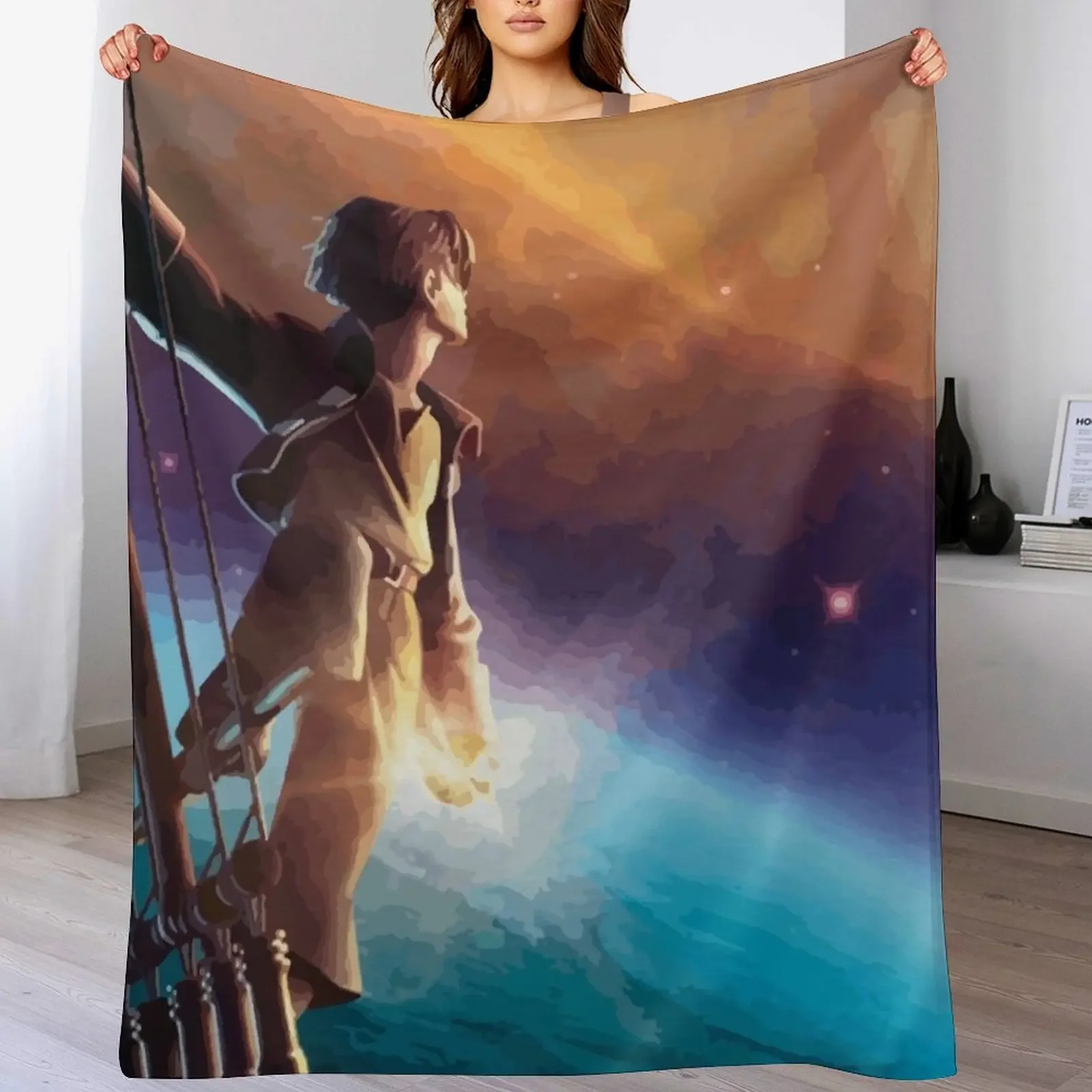 

Treasure Planet Throw Blanket Long Lasting Soft Plush Blanket for Daily Use