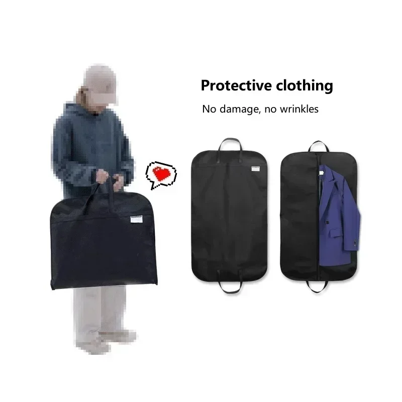 60X100cm Suit Cover Bag Waterproof Garment Bag with Handle Protective Cover for Clothes Suit Case Dustproof Clothes Organizer