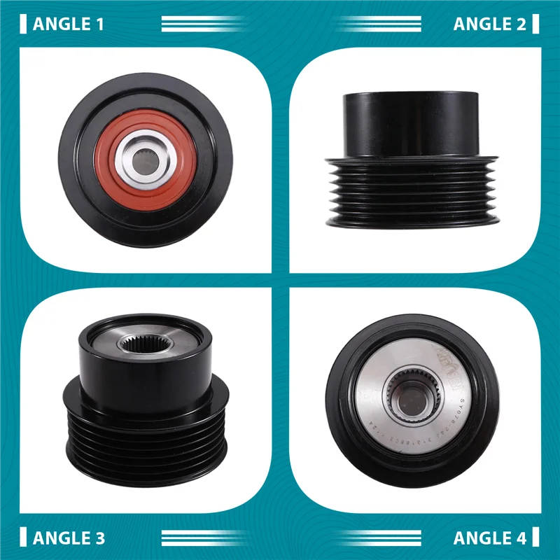 

A30P-31316803 Автомобильный ремень генератора, шкив генератора для Volvo S60 S80 V70 XC60 XC70 XC90 2007-2016 30777744