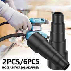 2/6Pcs Vacuum Cleaner Adapter 4/5-layer 23-50mm Durable Vacuum Hose Adapter Professional Extraction Hose Adaptor Reusable Tool