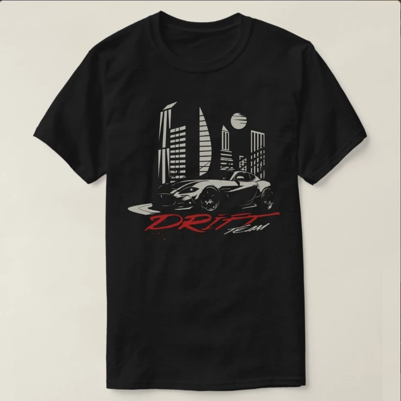 

Sport Car Drift Team T-Shirt 100% Cotton O-Neck Short Sleeve Summer Casual Mens T-shirt Streetwear