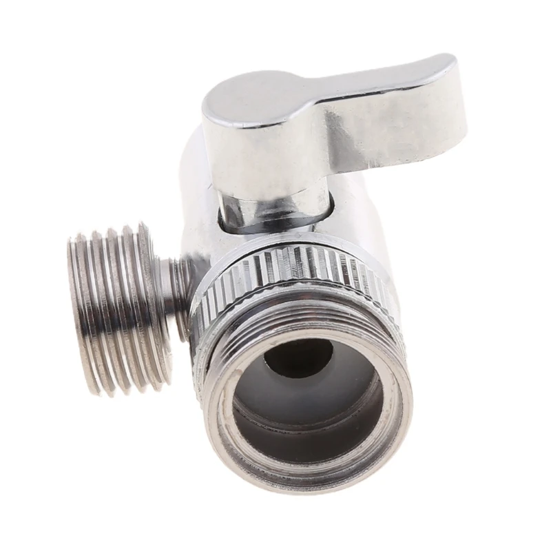 New Bathroom Kitchen Brass Sink for Valve Diverter Faucet Splitter to Hose Adapter