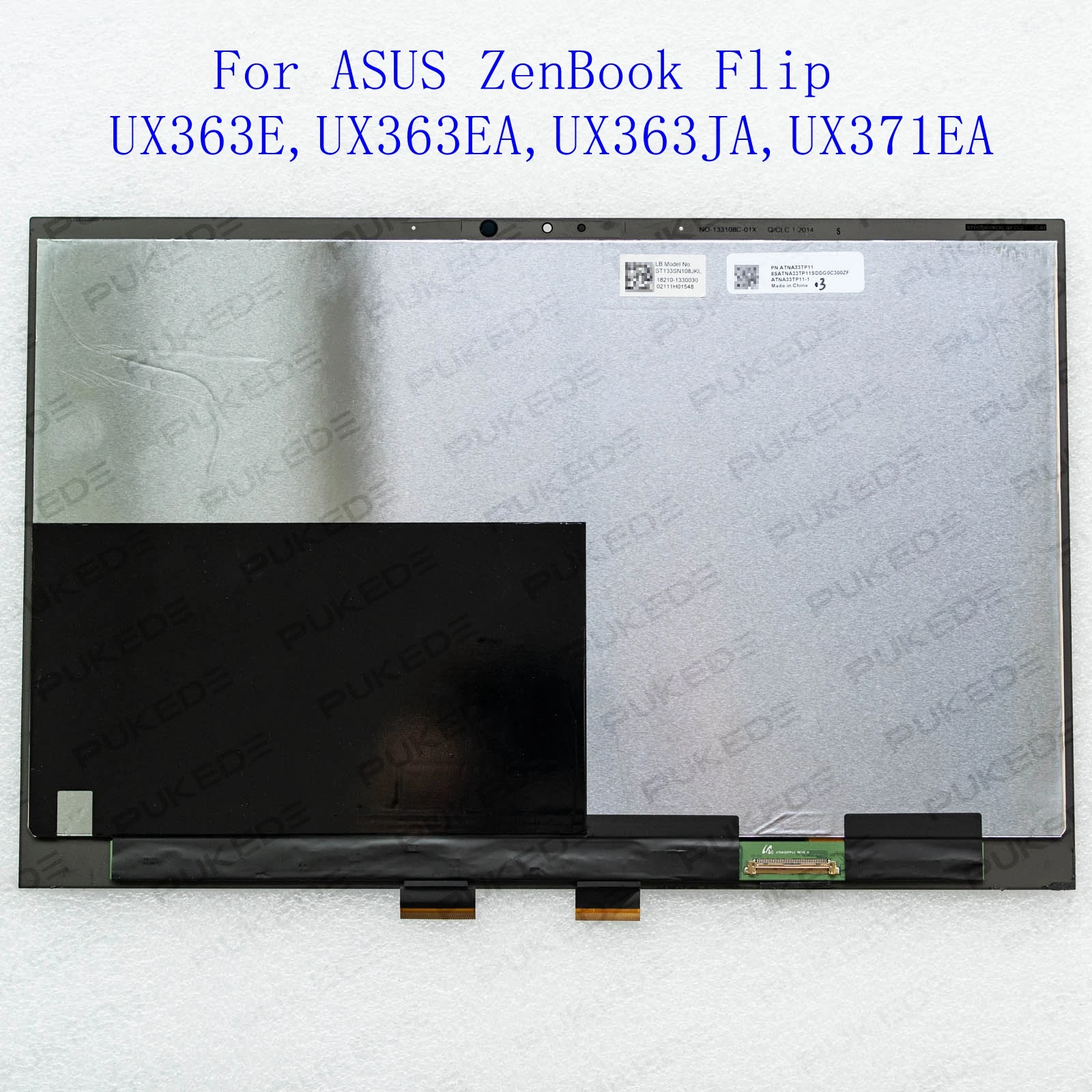 

13.3'' LCD Touch Screen Assembly for ASUS ZenBook Flip UX363E UX363EA ux363ja UX371EA AM-OLED ATNA33TP11 UHD4K 3840x2160