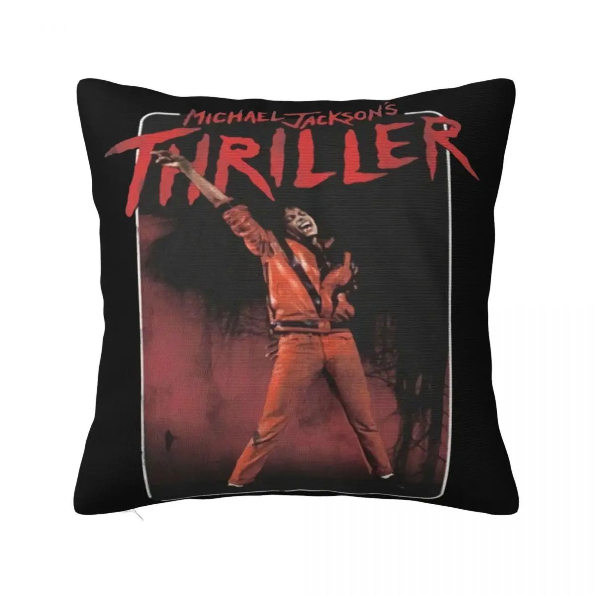 Michael Jackson Thriller New Official Leisure Teenage Harajuku Interested Man Trend Punk Western Style Design Pillow Case