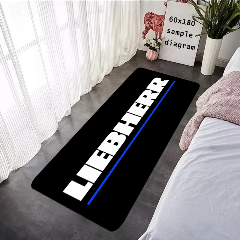 Floor Foot Rugs Liebherr Bedside Carpet Doormat Car Boot Mat Bathroom Rug Kitchen Hallway Non-slip mat Living Room Home Decor