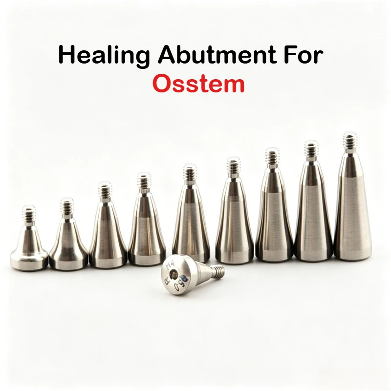 

20Pcs Dental Healing Caps Gingival Shapers For Osstem Titanium Alloy High Gloss Dental Implant Accessories