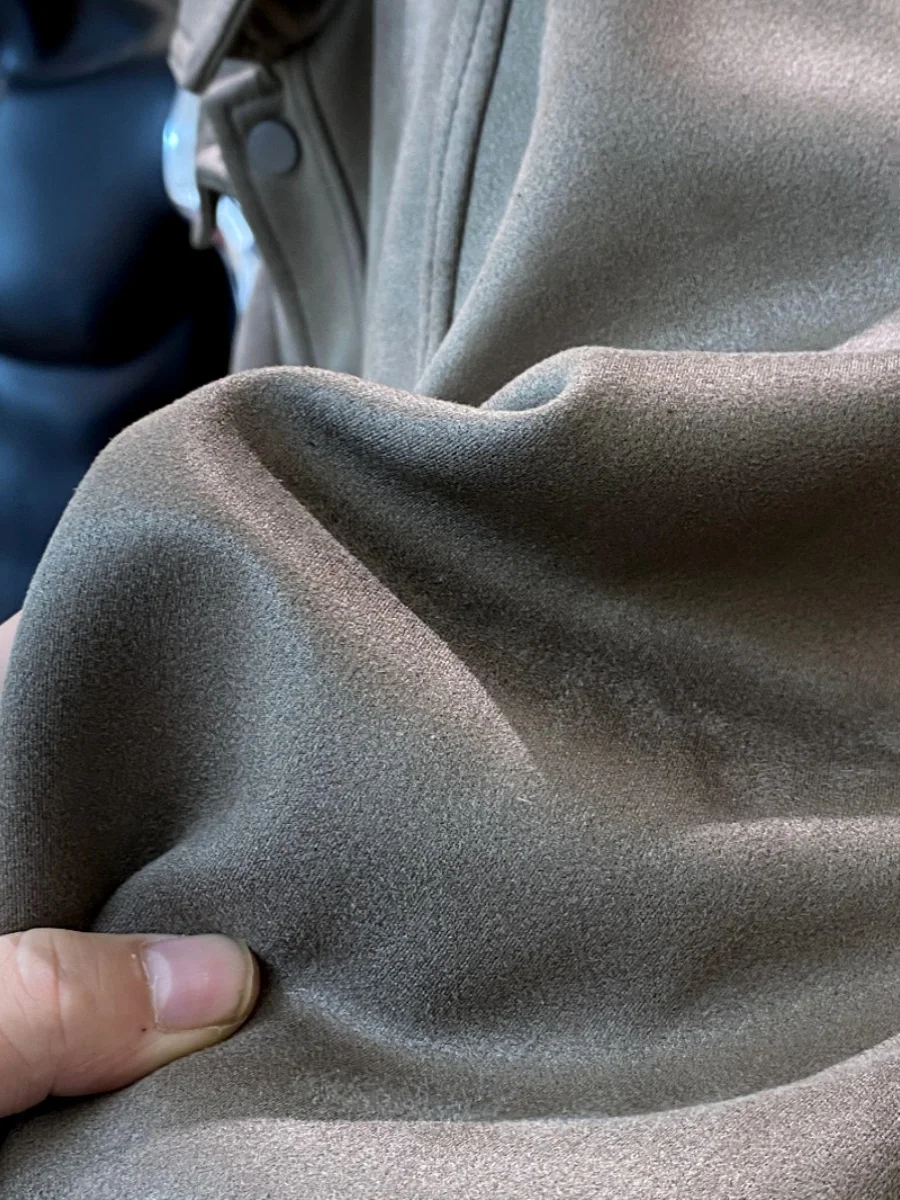 الإسبانية الراقية 2024 ربيع جديد الرجال خمر الجلد المدبوغ Jaet معطف السلس الملمس الشباب Faion الشتاء ملابس خارجية زر واحد