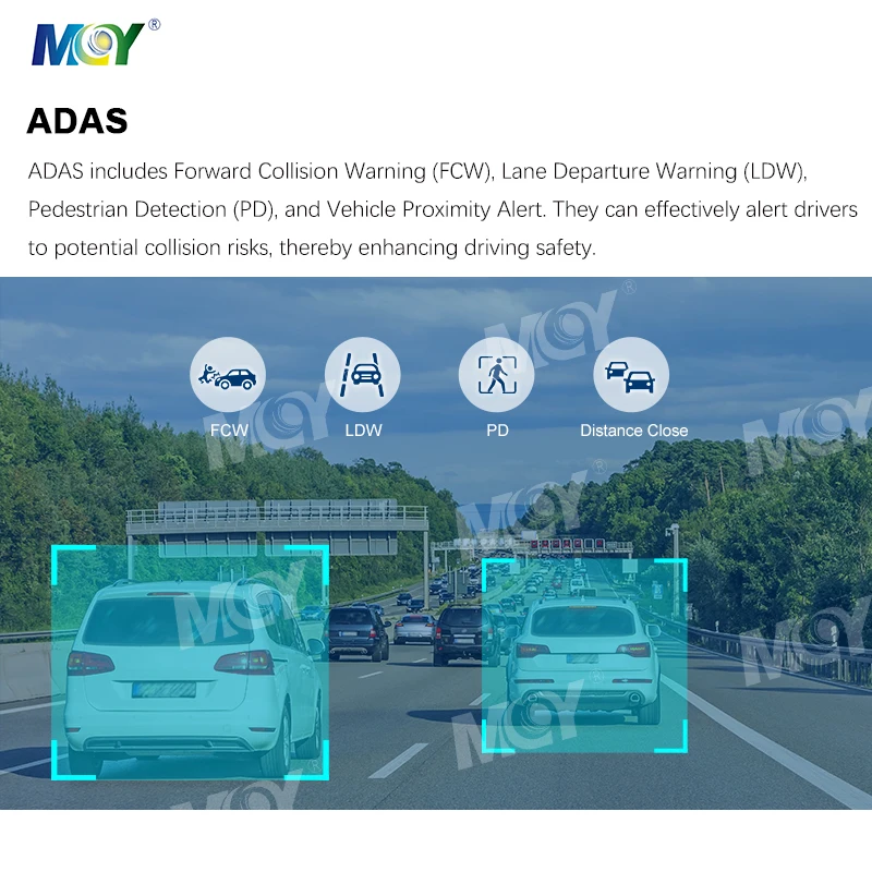 MCY ADAS DSM AI MDVR Мобильный видеорегистратор для грузового автобуса с датчиком топлива и система подсчета пассажиров