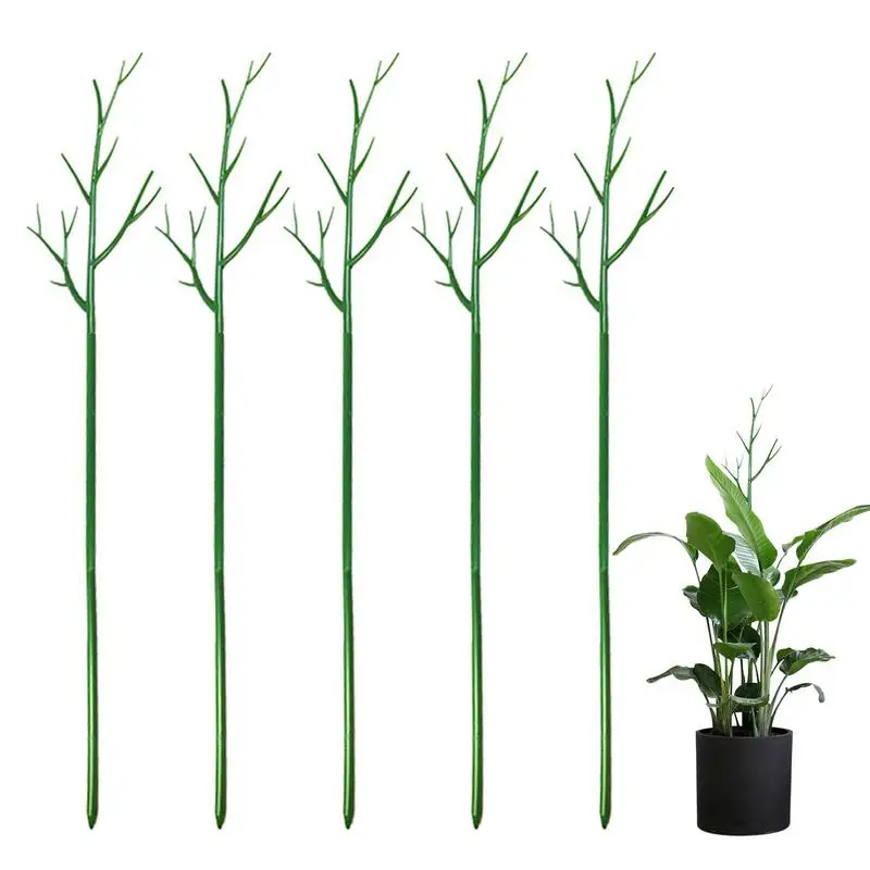 

Plant Support Stakes 5pcs Twig Plant Sticks 39 Inch Detachable Adjustable Supports Growth Of Monstera Pothos Orchid Philodendron