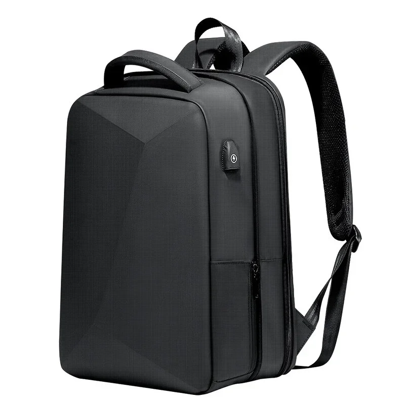 2023 Black smart computer laptop bags for men backpack new waterproof student outdoor backpack travel bag backpack hard shell