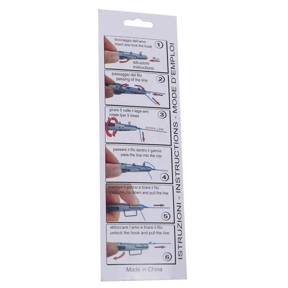 Fishing Line Knotter Fishing Thread Binding Hook Line Hook Tying Tool Manual Fishhook Tier Fishing Hook Tier Fishhook Knotter
